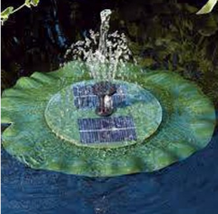 Hozelock Drijvende Solar Fonteinpomp Cascade lilly Zonne-energie