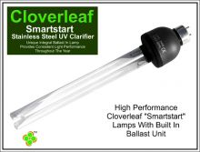 Cloverleaf Smart start lamp 24 watt uvc lamp
